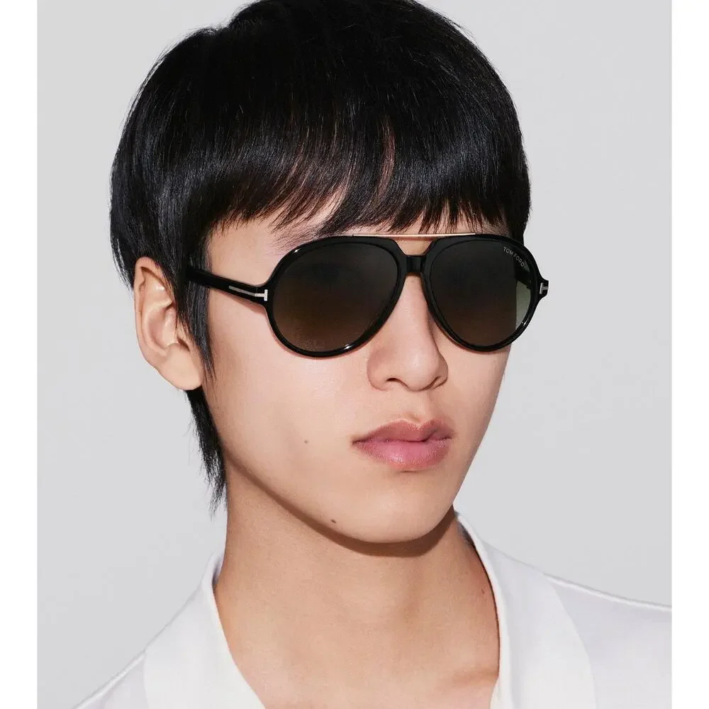 Tom Ford Alato FT1210 Aviator Sunglasses in Havana Photochromic